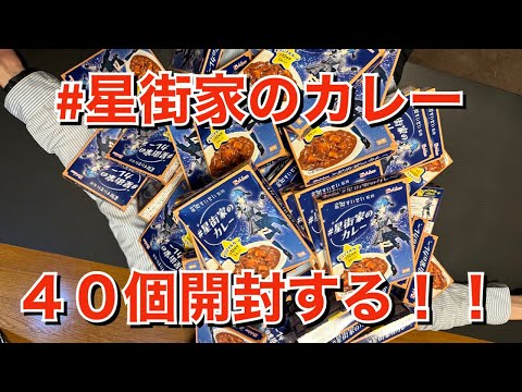 【ホロライブ】星街家のカレーを追加40個開封！！直筆サインチャレンジ！！【星街すいせい】