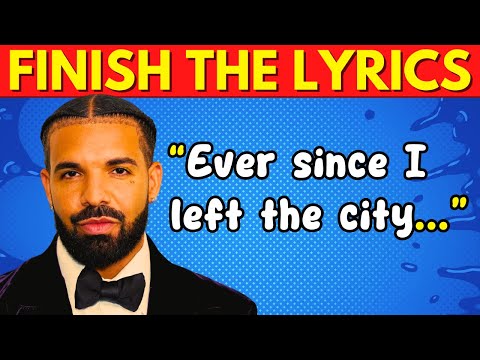 FINISH THE LYRICS - Male Singers Edition 🎶💿