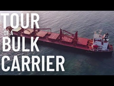 TOUR OF A BULK CARRIER |  FREIGHTER