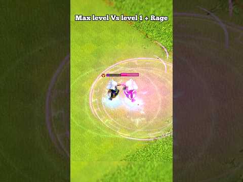 The power of the Rage spell || Clash of clans || #shorts #clashofclans #coc