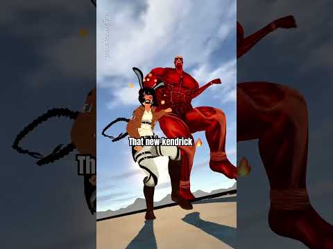 Colossal Titan vs Kendrick Lamar #kendricklamar #kendrick #hiphop #vrchat #vrc #trend #music