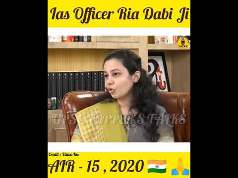 मेरी मां का सहयोग || आज मैं एक IAS Officer हु || UPSC TOPPER Ria Dabi Ji AIR 18 🎯 Best Motivation