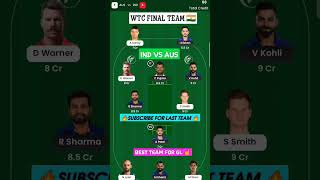 IND VS AUS WTC FINAL 😲😲 #wtcfinal #indvsaus #indvsauswtcfinal #dream11team #indvsaus2023 #viral #fyp