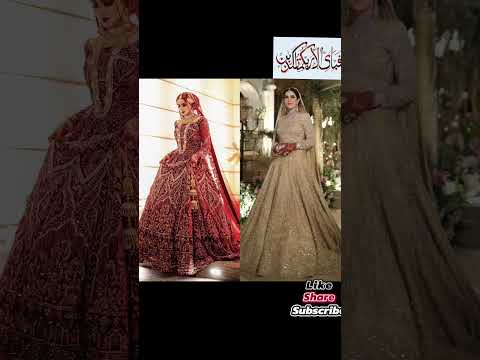 Red vs golden BRIDAL dresses/ Bridal dresses @HAMZ786 #bridaldresses #redbridallehnga #redvsgolden