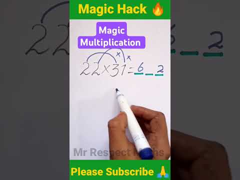 Fast Multiplication Tricks | Interesting Math Tricks #maths #vedicmathstricksforfastcalculation