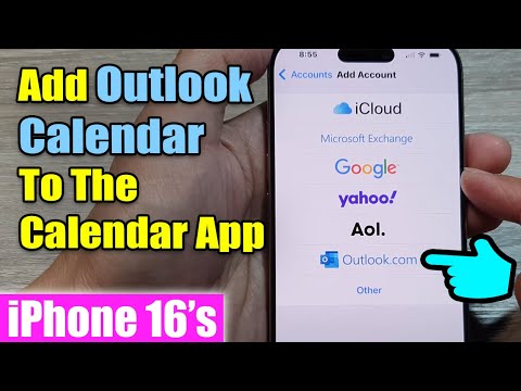 iPhone 16/16 Pro Max: How to Add Outlook Calendar To The Calendar App