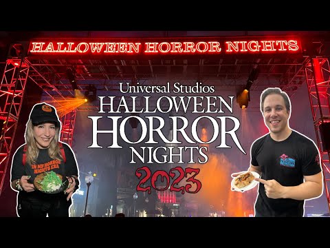 Halloween Horror Nights 32 Opening Night! Full Tour, NEW Food, Death Eaters, Tribute Store & Rain!