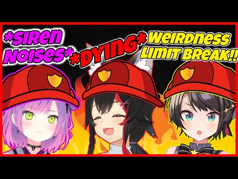 [Hololive] Their Most Unhinged Collab To Date - Firefighting Simulator