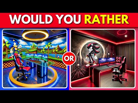 Would You Rather...? Sonic vs Shadow 🦔🔵⚡ Sonic the Hedgehog 3 Movie Quiz