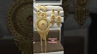 New design rani haar। Gold plated necklace set। Booking -9234035037#shorts #ytshorts #jewellery