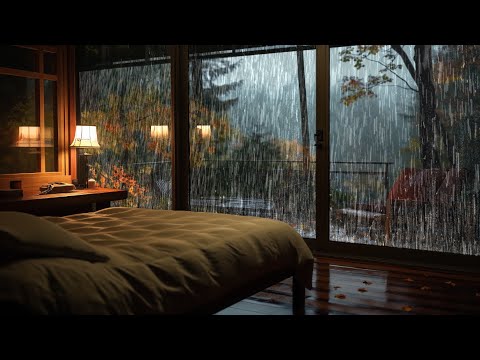 Do you need deep rest? Take a rest in a bedroom filled with Rain Sound | Rain ASMR