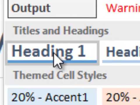 Formatting Spreadsheet Title Sub Title and Column Headings