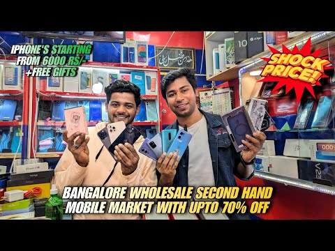 Best second hand mobile shop in Bangalore, wholesale iPhone's starting from 2000 only + free gifts