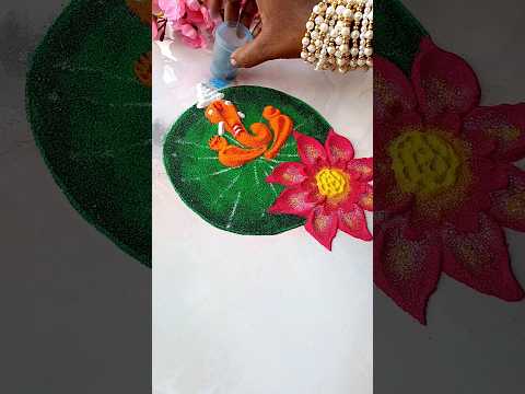 Ganesh rangoli New year 2025 #rangoli #2025 #newyear #newyear2025 #easyrangoli #chaturthi