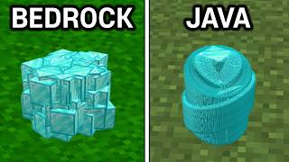 150 Minecraft Java vs Bedrock Things!