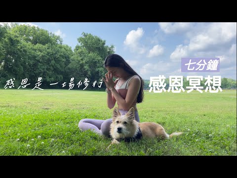 七分鐘冥想 | 感恩是一場修行🌸