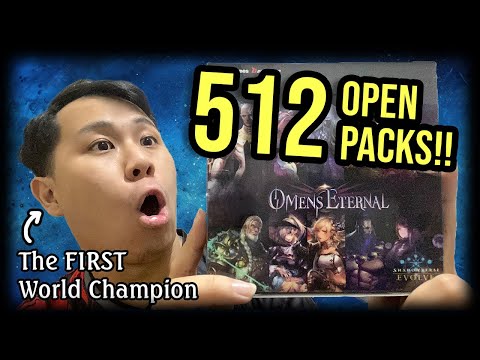 World Champion GET his WAIFU card! (Shadowverse: Evolve) BP05 Omen Eternals