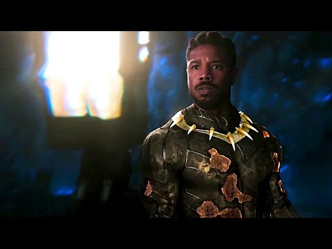 Black Panther and Killmonger Fight Scene | Blue-ray HD