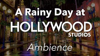 Rainy Day at Hollywood Studios Ambience | Disney World Hollywood Studios Ambience