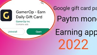 New paytm Google gift card earning app kanada 2022