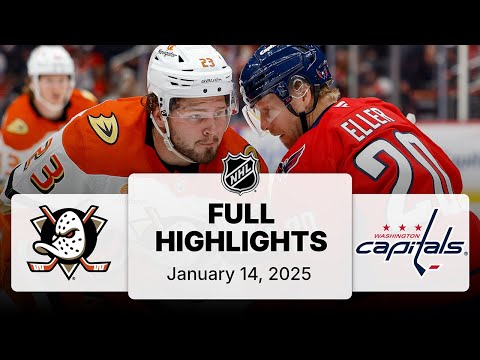 NHL Highlights | Ducks vs. Capitals | January 14, 2025