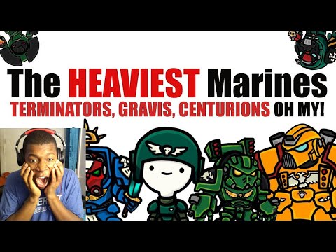 The HEAVIEST Space Marines: Terminators, Gravis, and Centurions | Warhammer 40k Lore REACTION