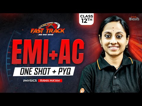 EMI + AC Class 12 in One Shot In Telugu !🔥| JEE PYQs | JEE 2025 | JEE Class 12 Physics