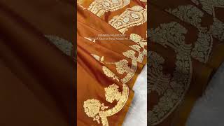 Banarasi Handloom Silk Katan Saree ✨ | Katan by Katan Khaddi Alfi Semi Saree