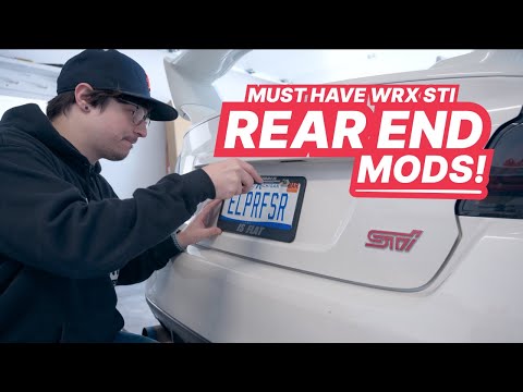 FOUR WRX STi Mods That Elevate the Rear End