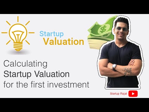 Finding startup valuation for the first investment