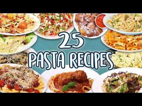 25 Delicious Pasta Recipes | Easy DIY Recipe Compilation with Many Vegetarian Options!