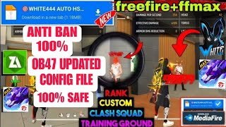 OB47 Auto headshot config file freefire hack aimbot+npc name Auto headshot hack config file#freefire