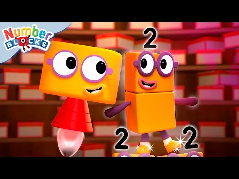 Two Times Table Tap Dancing! 👟 | Times Tables for Kids | Learn to Count | @Numberblocks