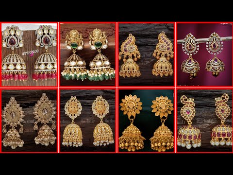 Regal Antique South Indian Gold Jhumki Earrings: Royalty in Your Ears(SS Style Corner)