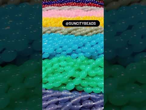 ovals glass beads new collection||Suncitybeads||