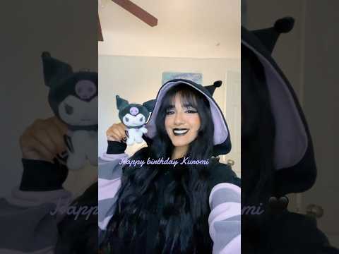 This was filmed on Kuromi’s bday, which was Oct. 31 🥰 #makeup #kuromi #makeuptutorial  #sanrio