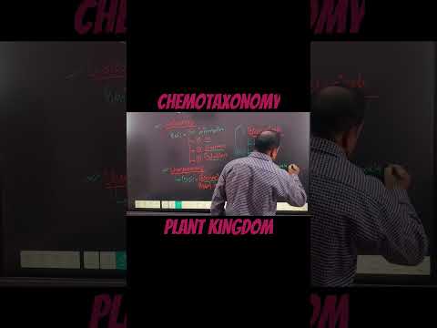 Chemiotaxonomy#Plant kingdom