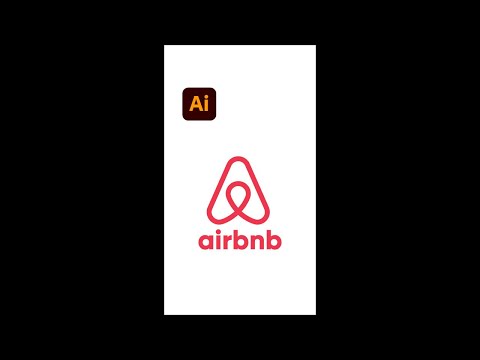 How to Create Airbnb Golden ratio Logo Design - Adobe Illustrator tips #shorts - Design.lk