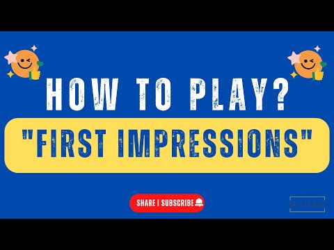 "FIRST IMPRESSIONS" 😎 - FUN Customer Service Activity | How to Play Series? | Dr. Ashish Parnani