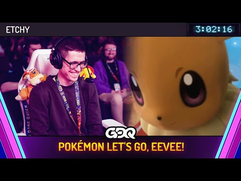 Pokémon Let's Go, Eevee! by Etchy in 3:02:16 - Awesome Games Done Quick 2025