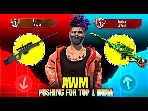 Pushing Top 1 Title In Awm | Free Fire Solo Rank Pushing With Tips And Tricks | Ep-10