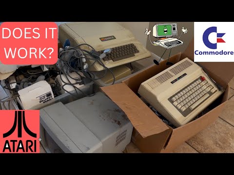 Huge Apple ii Atari 800 Color Computer 3 Commodore Lot Pickup And Test