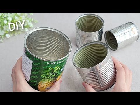 VERY CUTE ! Christmas decoration idea with Tin can - Genius recycling crafts ideas - DIY hacks