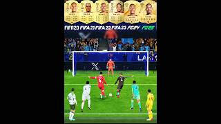 Virgil Van Dijk Penalty Kicks Evolution From FIFA 20 To EA FC 25 #vandijk #shorts #fc25 #penaltykick