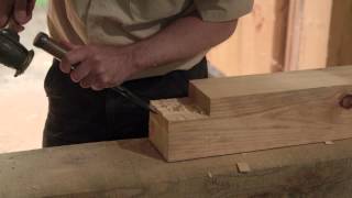 Traditional Craftsmanship: Pegged Mortise and Tenon Joint