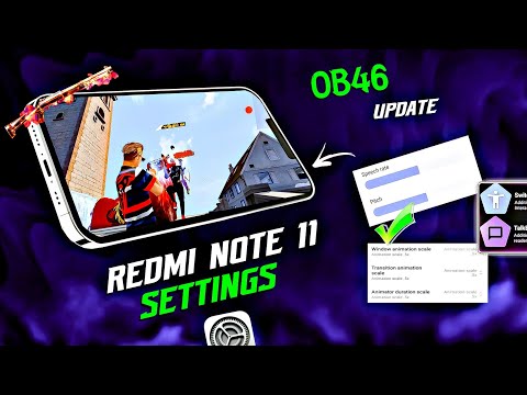 Redmi Note 11 free fire sensitivity setting⚙️ | free fire headshot setting Redmi note 11 | free fire