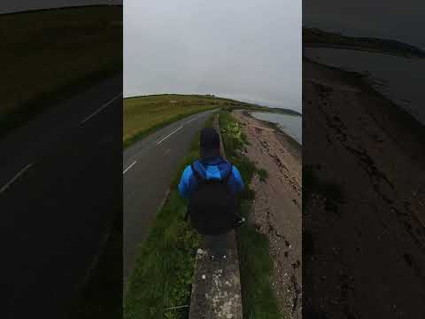 POV: Walking from Stranraer to Corsewall Lighthouse #shorts