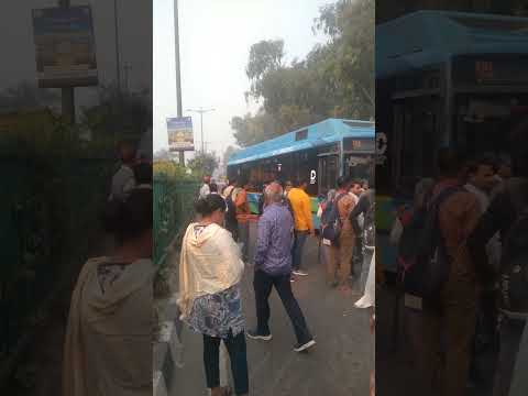 Ajadpur traffic bus hadtal