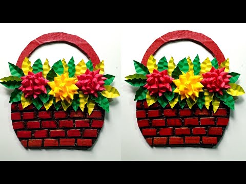 Easy & Quick Paper wall hanging || Room decor wall hanging||  Creative craft.