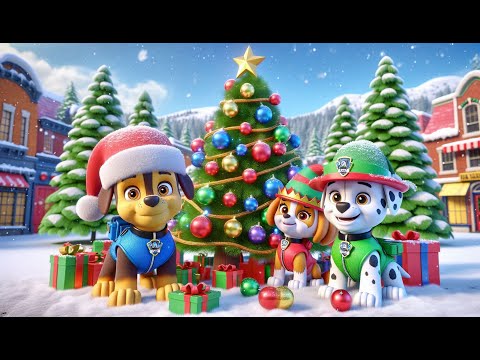 Paw Patrol Ultimate Rescue | CHASE & SKYE Get Gifts on Christmas Eve | Funny Story | Rainbow 3